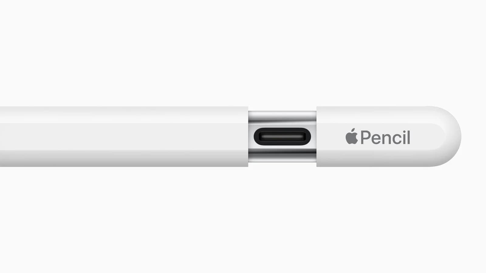 Сдвижной колпачок и разъём Apple Pencil USB-C — изображение Apple