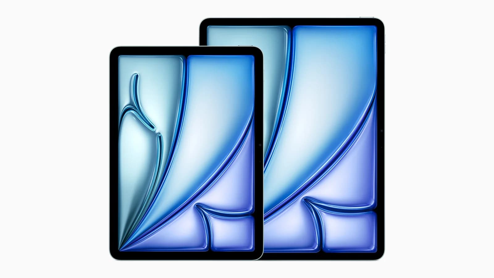11- и 13-дюймовые iPad Air M2 рядом — изображение Apple