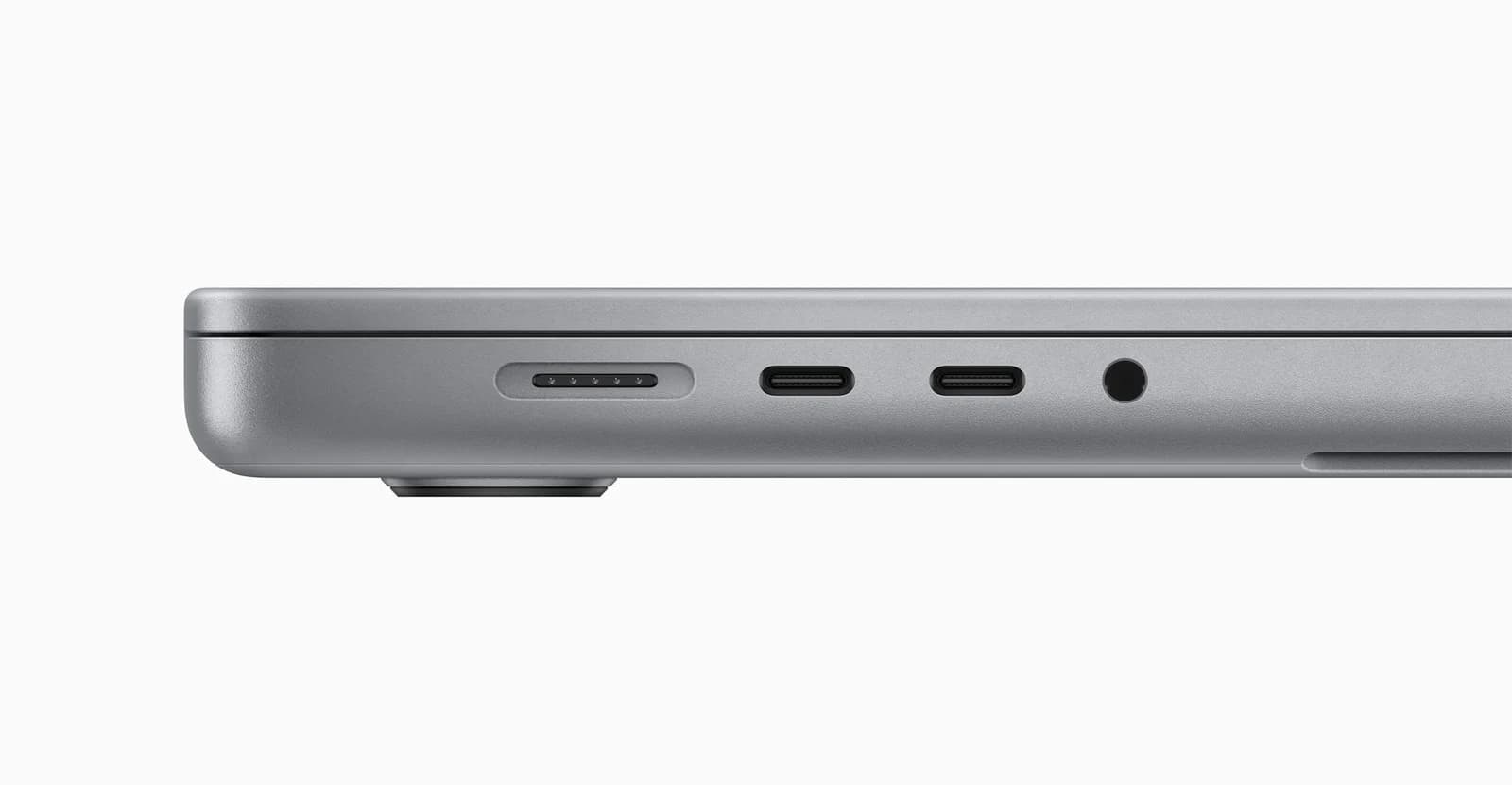 Разъёмы MacBook Pro поколения начала 2023 года — изображение Apple