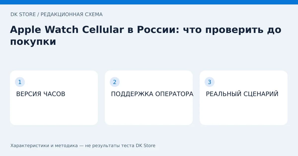 Схема проверки: ВЕРСИЯ ЧАСОВ → ПОДДЕРЖКА ОПЕРАТОРА → РЕАЛЬНЫЙ СЦЕНАРИЙ