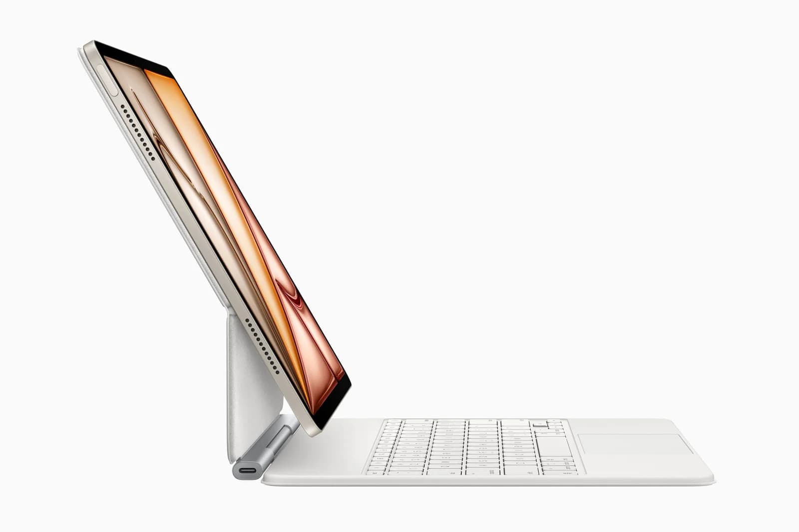iPad Air M3 с Magic Keyboard — официальное изображение Apple