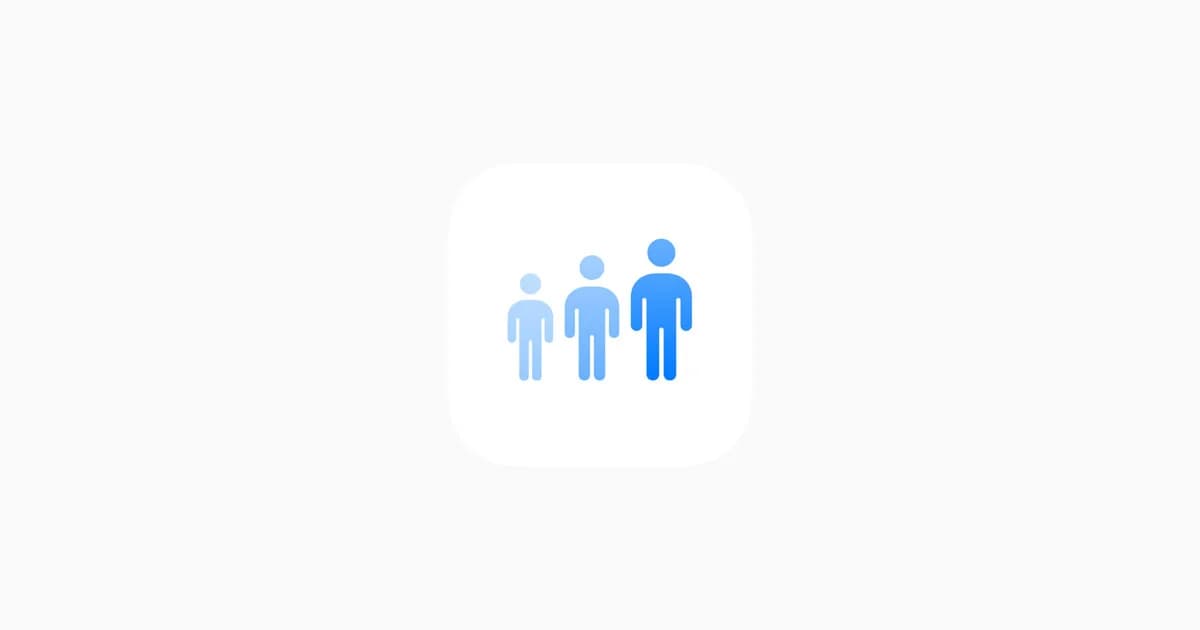 Обозначение детских учётных записей — изображение Apple