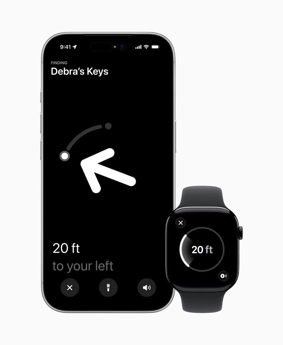 Precision Finding нового AirTag — изображение Apple 2026 года