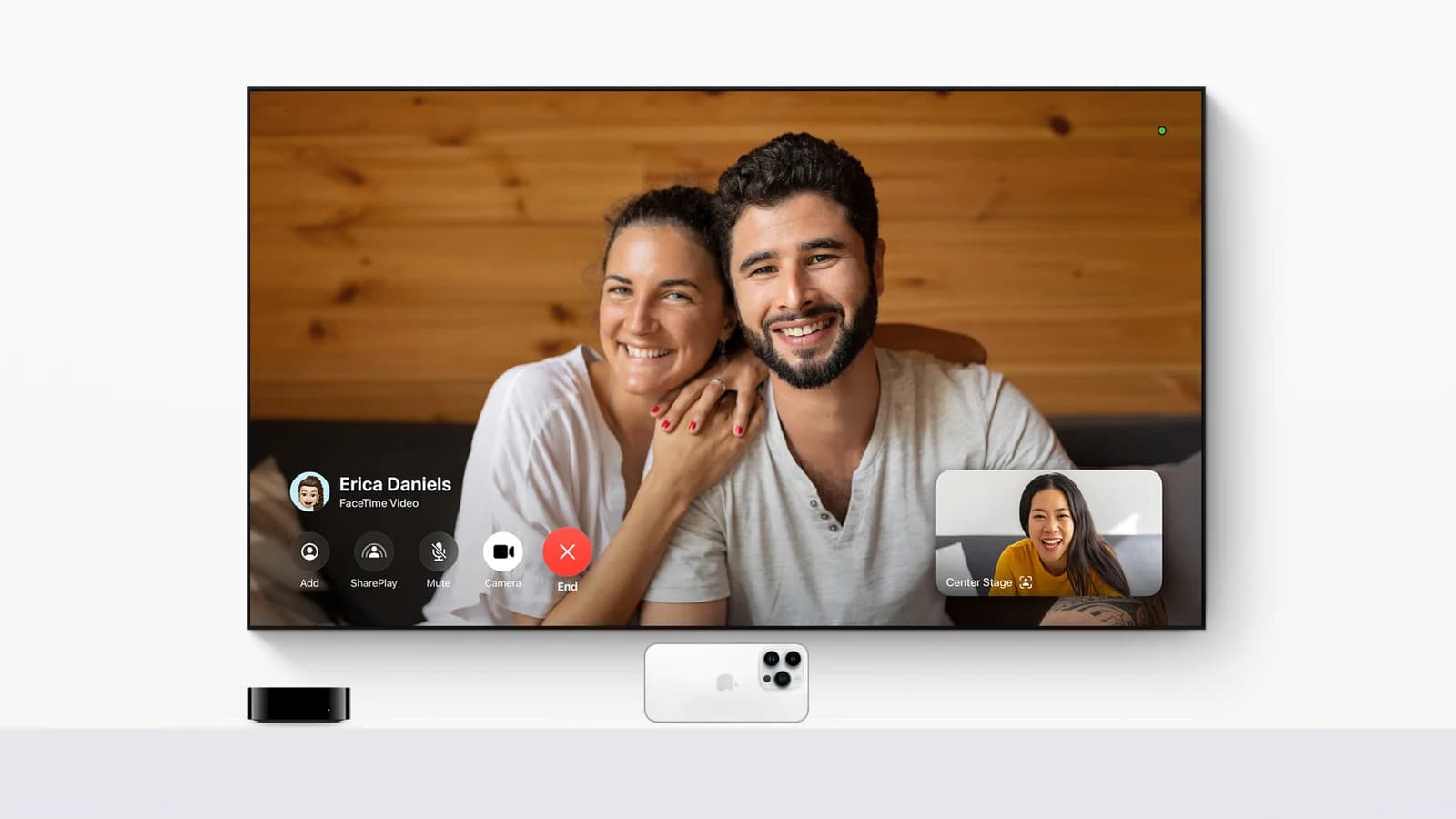 FaceTime на Apple TV 4K в анонсе tvOS 17 — изображение Apple