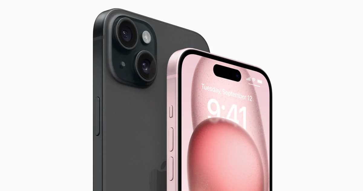 iPhone 15 — официальное изображение Apple