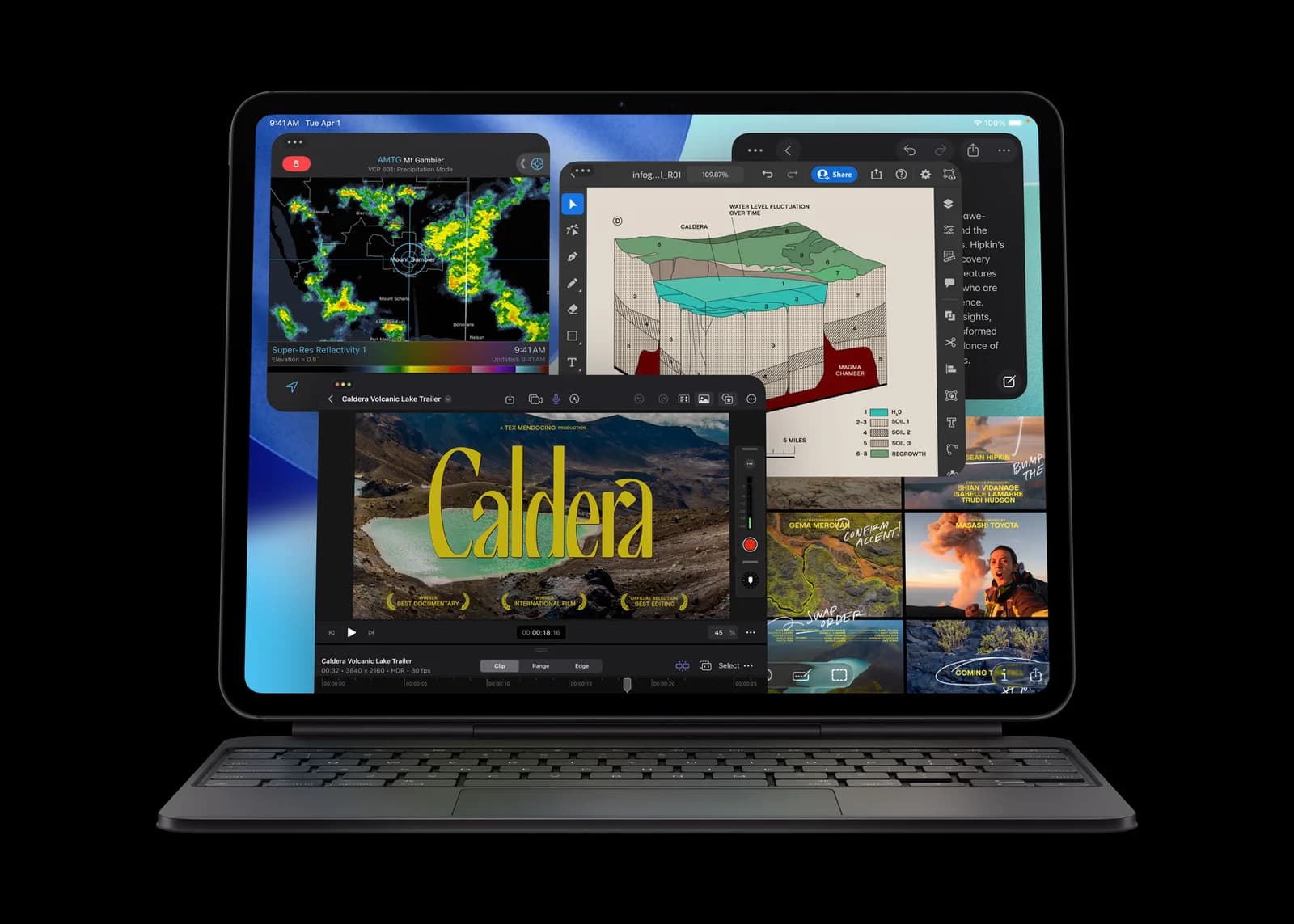 iPad Pro M5 — официальное изображение Apple 2025 года