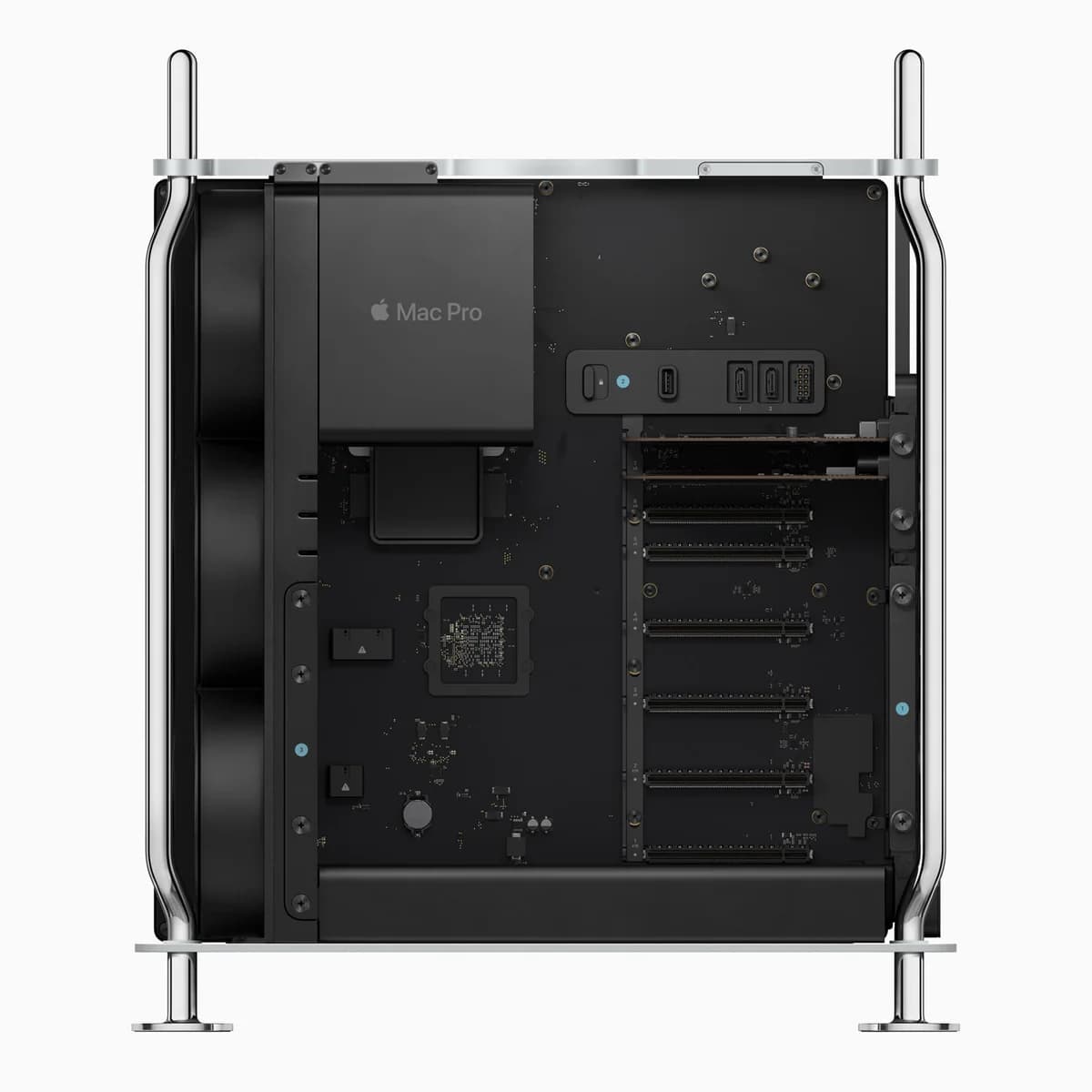 Внутреннее устройство Mac Pro M2 Ultra — изображение Apple