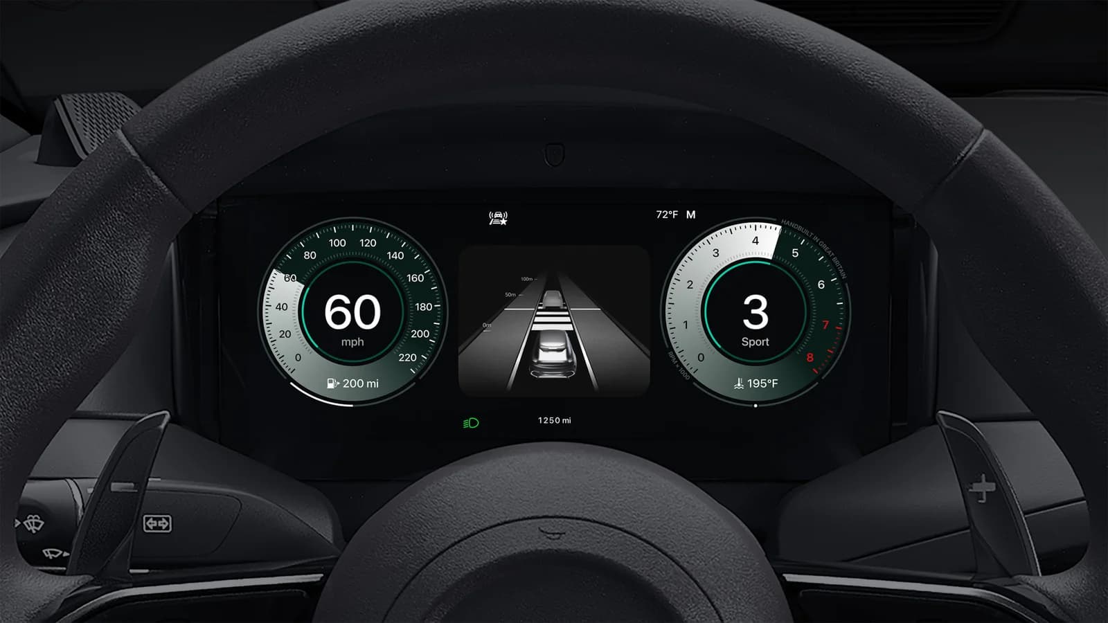 Приборная панель CarPlay Ultra — изображение Apple 2025 года