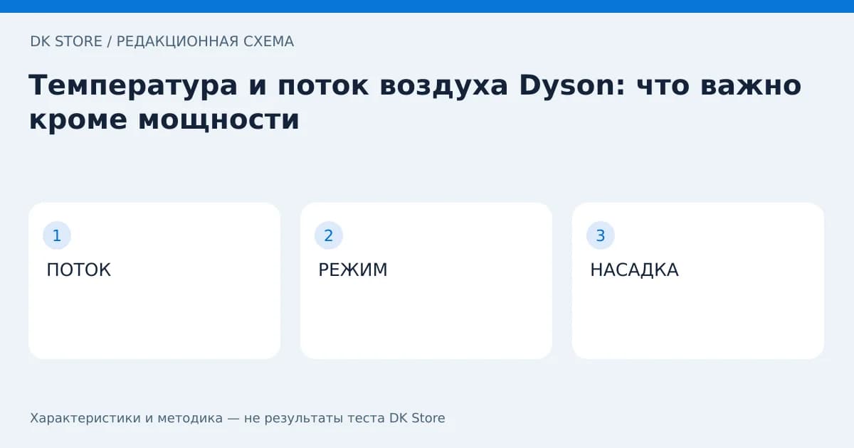 Схема проверки: ПОТОК → РЕЖИМ → НАСАДКА