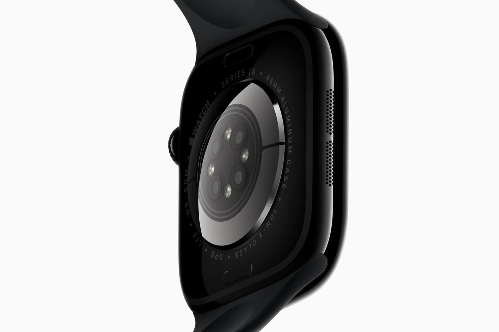 Профиль корпуса Apple Watch Series 10 — иллюстрация Apple