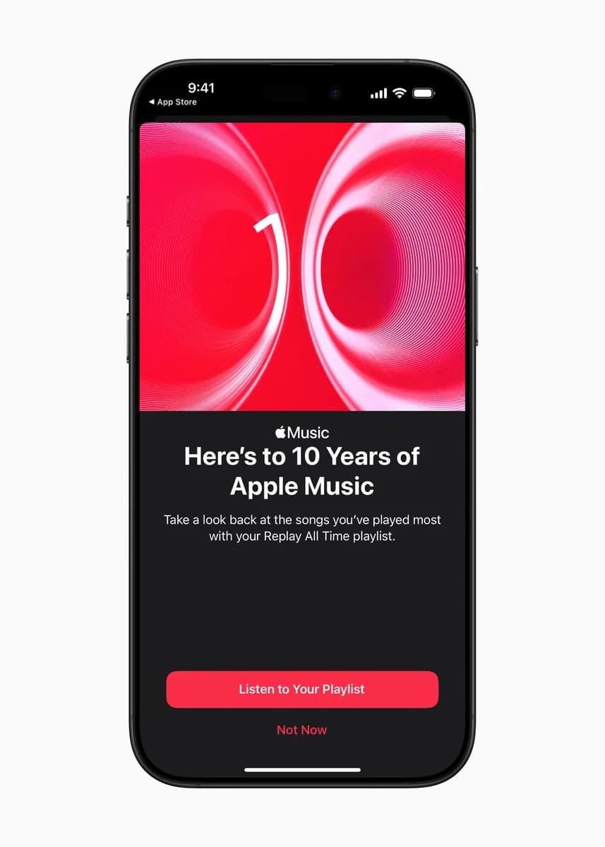 Replay All Time в Apple Music — изображение Apple 2025 года