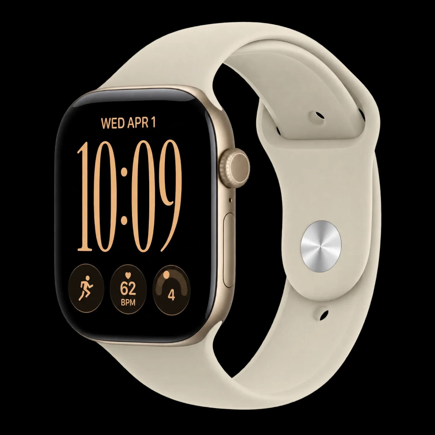 Apple Watch Series 12 46mm Светло-золотистый Sand Sport Band