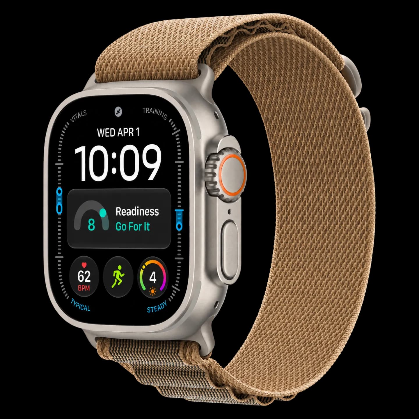 Apple Watch Ultra 4 Natural Titanium Alpine Loop