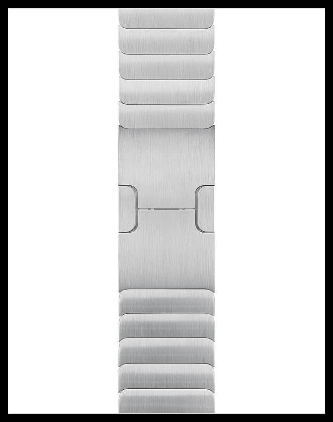 Блочный браслет Link Bracelet Apple Watch 38 | 40 | 41 мм Серебристый