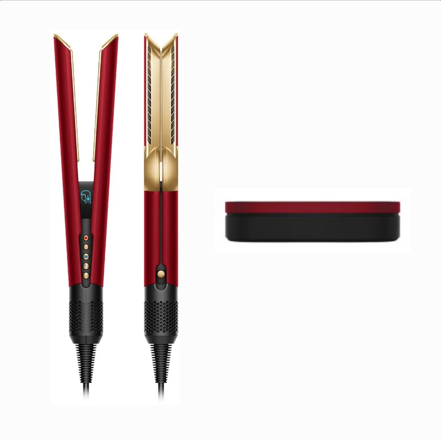 Выпрямитель Dyson Airstrait Straightener HT01 с подарочным кейсом — Red Velvet/Gold 