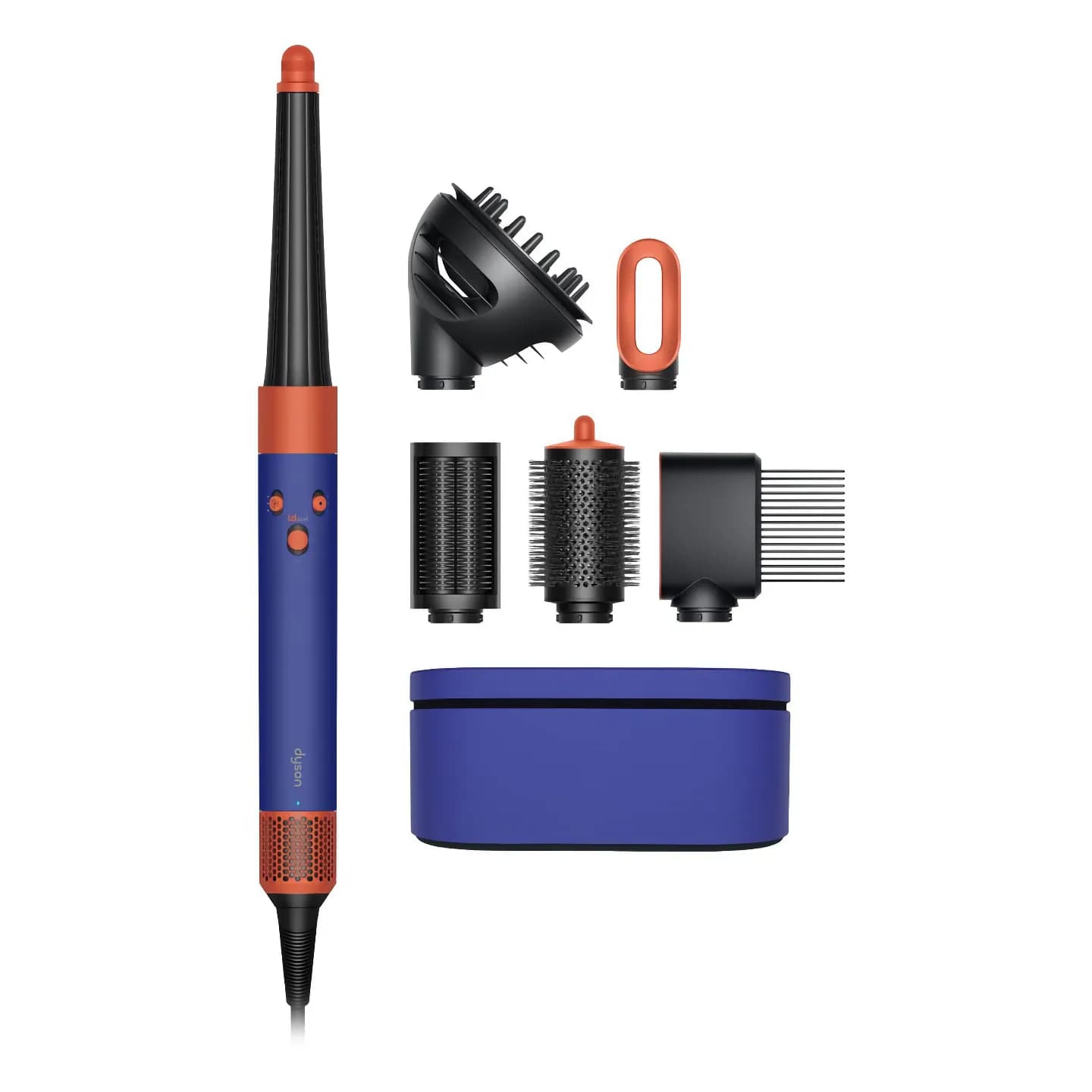 Стайлер Dyson Airwrap i.d. Styler Curly+Coily HS08 — Vinca Blue/Topaz Orange 