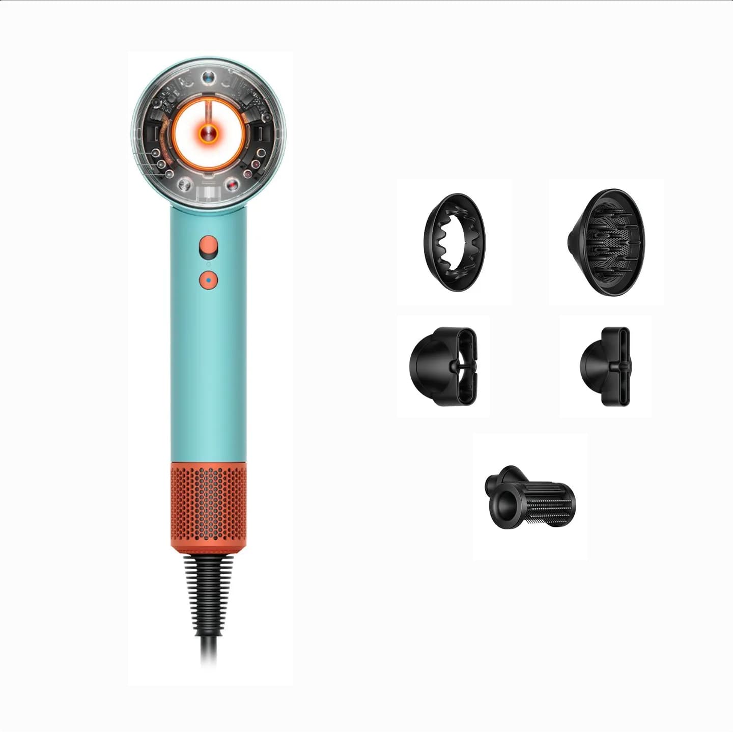 Фен Dyson Supersonic Nural Hair Dryer HD16 — Ceramic Patina/Topaz Orange 