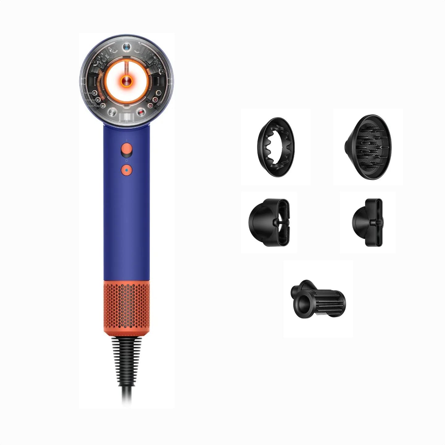 Фен Dyson Supersonic Nural Hair Dryer HD16 — Vinca Blue/Topaz Orange 