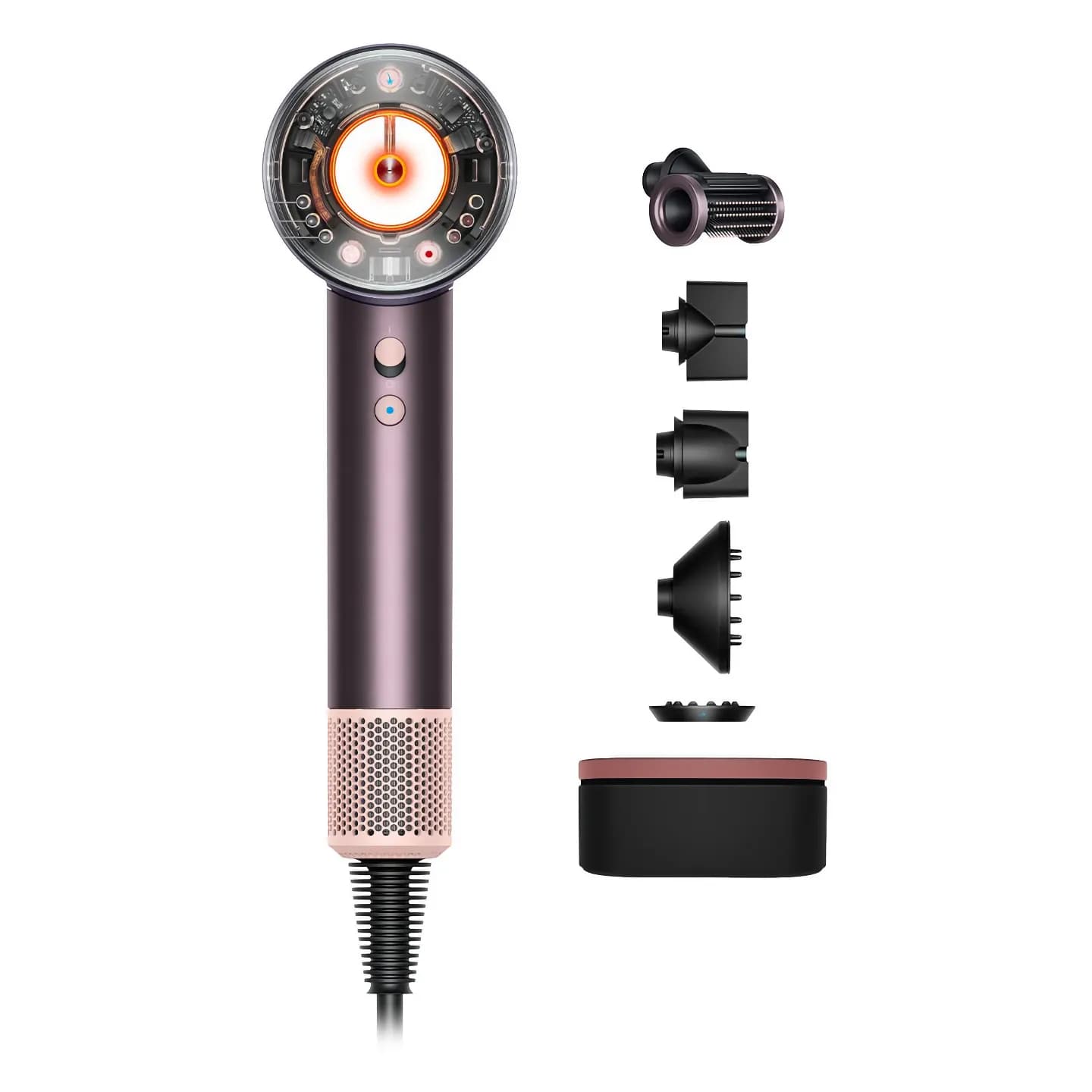 Фен Dyson Supersonic Nural Hair Dryer HD16 с подарочным кейсом — Jasper Plum 
