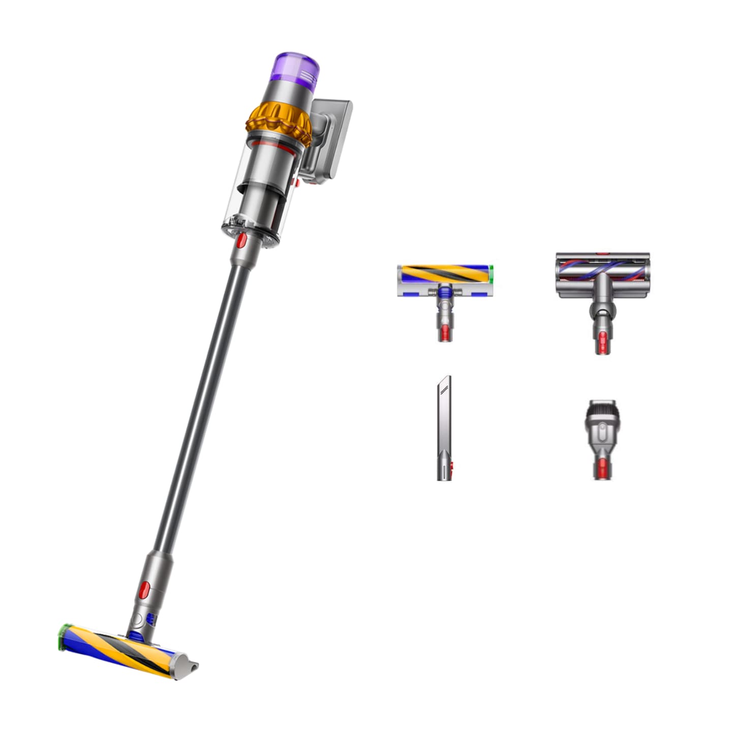 Беспроводной пылесос Dyson V15 Detect Absolute — Yellow/Nickel 