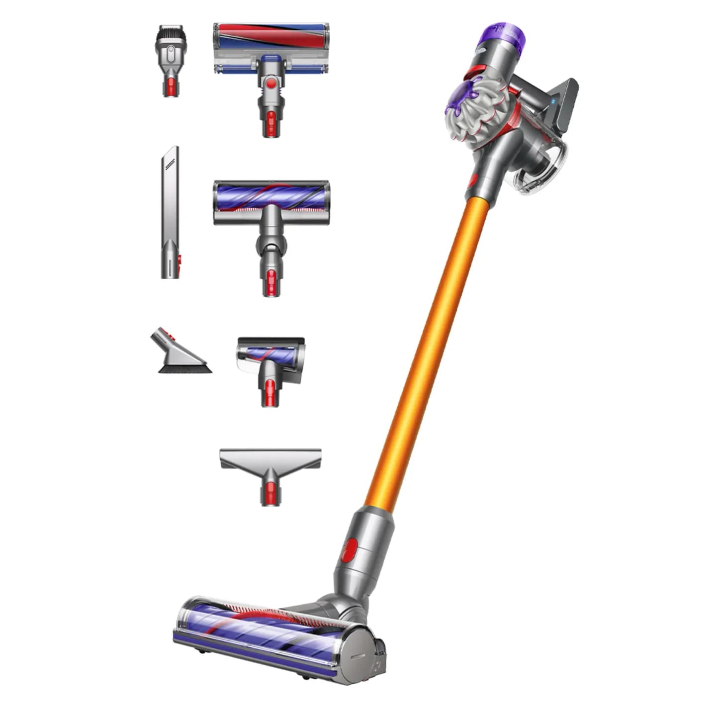 Беспроводной пылесос Dyson V8 Absolute — Silver/Yellow 