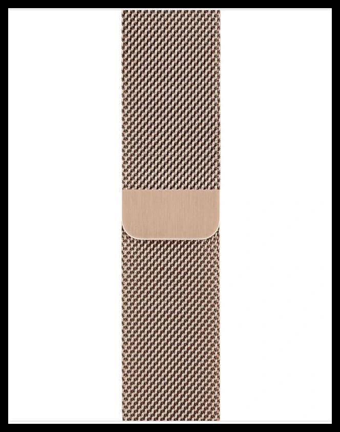 Миланский браслет Milanese Loop Apple Watch 38 | 40 | 41 мм Золотистый