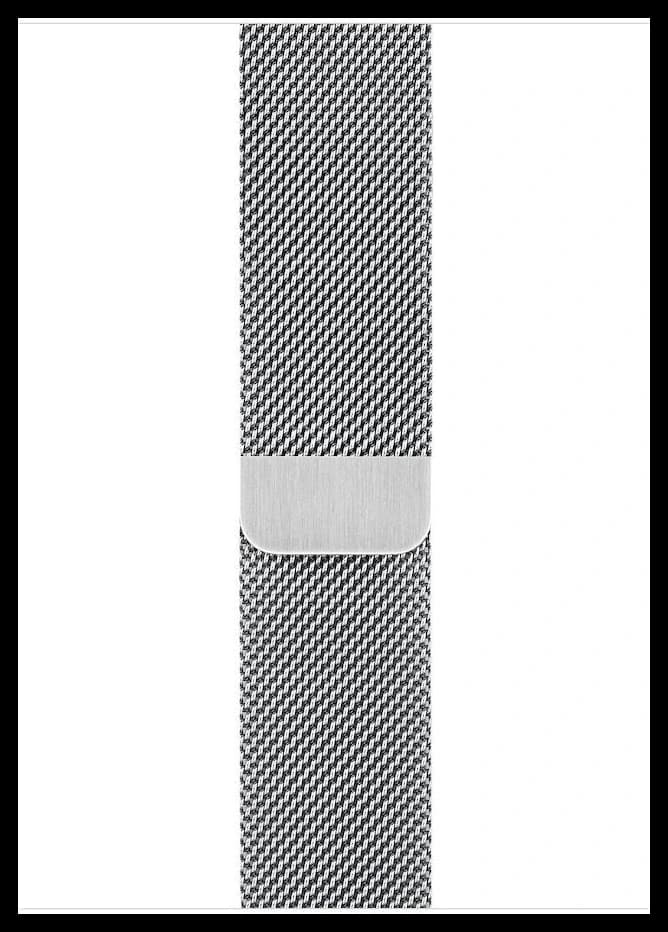 Миланский браслет Milanese Loop Apple Watch 42 | 44 | 45 | 49 мм Серебристый