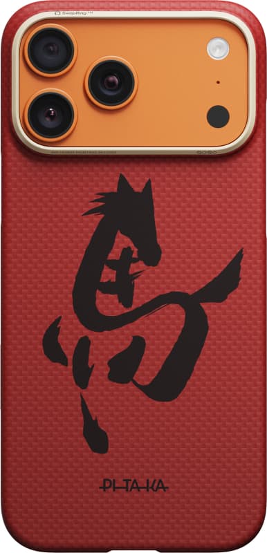 Чехол Pitaka Ink Horse Painting для iPhone 17 Pro