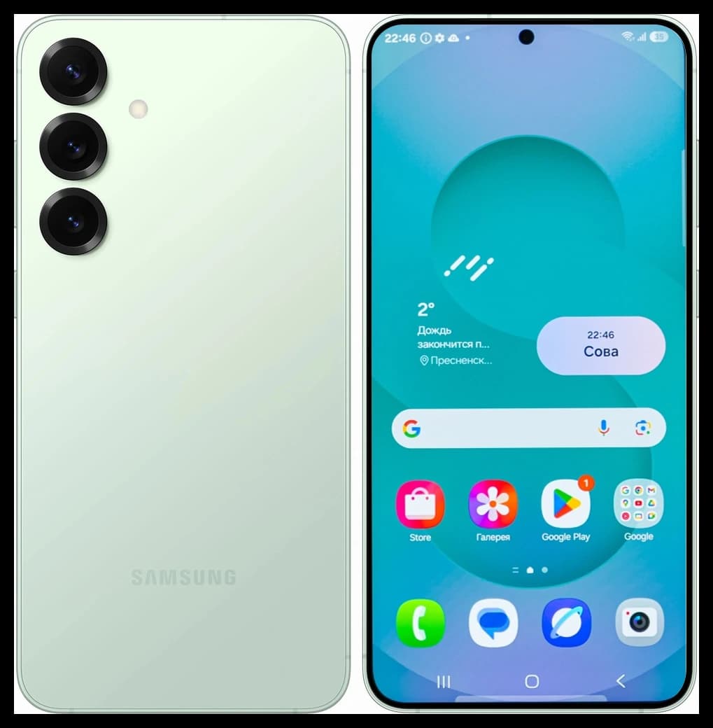 Samsung Galaxy S25 Plus 256GB Мятный