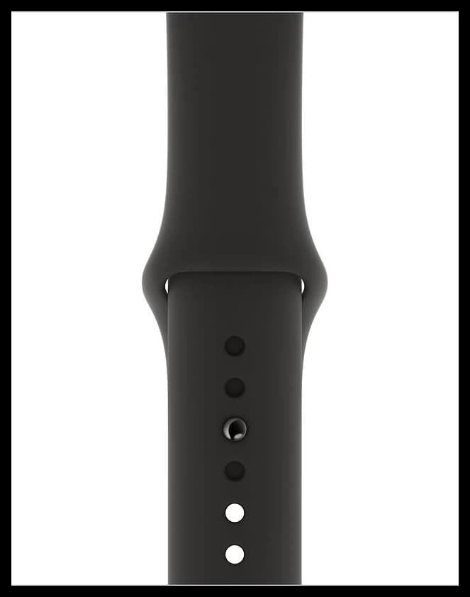 Силиконовый ремешок Sport Band Apple Watch 38 | 40 | 41 мм Чёрный