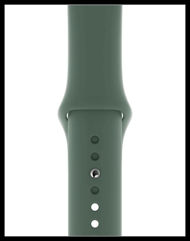 Силиконовый ремешок Sport Band Apple Watch 38 | 40 | 41 мм Сосново-зелёный