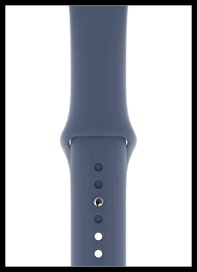 Силиконовый ремешок Sport Band Apple Watch 42 | 44 | 45 | 49 мм Аляскинский синий