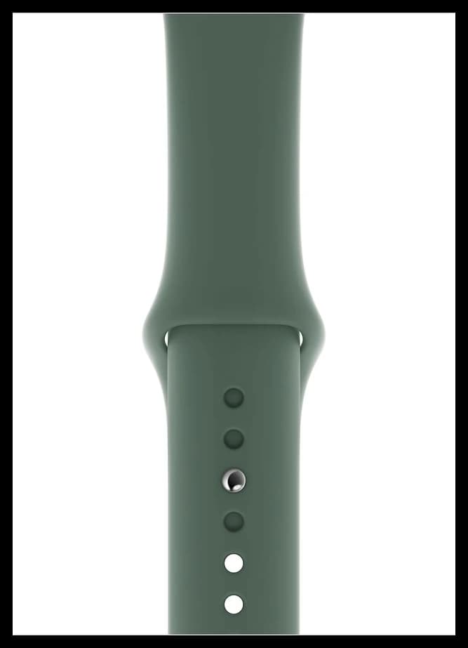 Силиконовый ремешок Sport Band Apple Watch 42 | 44 | 45 | 49 мм Сосново-зелёный