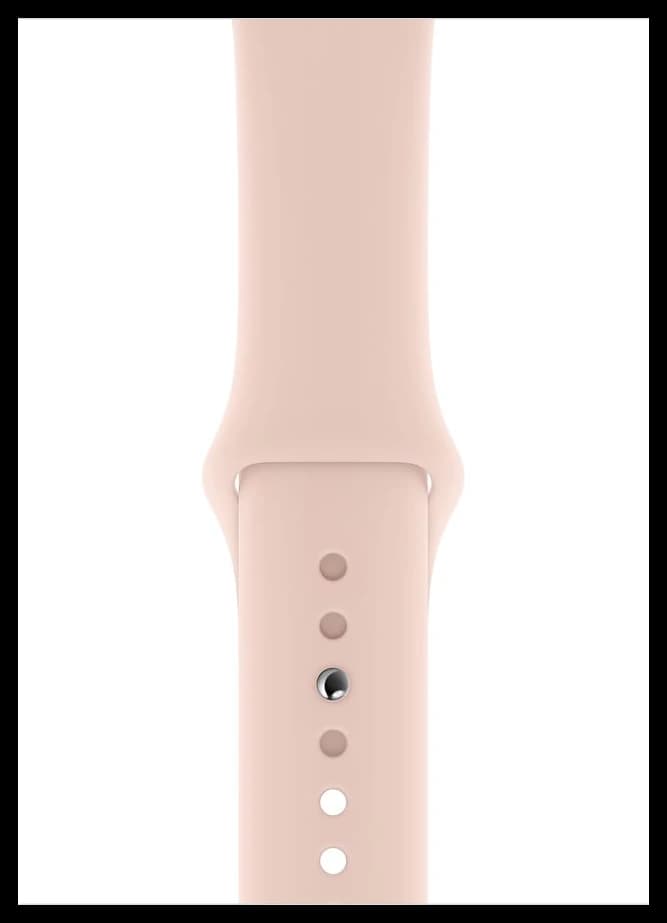 Силиконовый ремешок Sport Band Apple Watch 42 | 44 | 45 | 49 мм Розовый песок