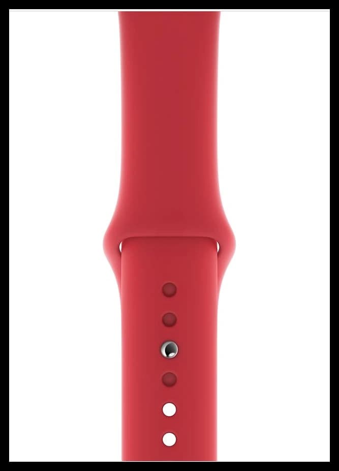 Силиконовый ремешок Sport Band Apple Watch 42 | 44 | 45 | 49 мм Красный