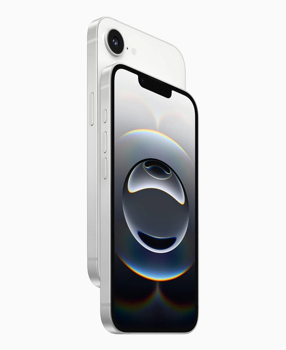 iPhone 16e — официальное изображение Apple к анонсу 2025 года
