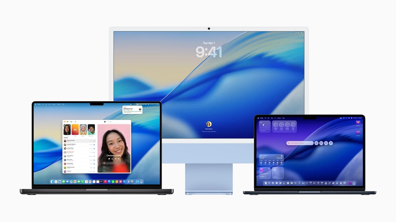 macOS Tahoe 26 на MacBook Pro — официальное изображение Apple 2025 года