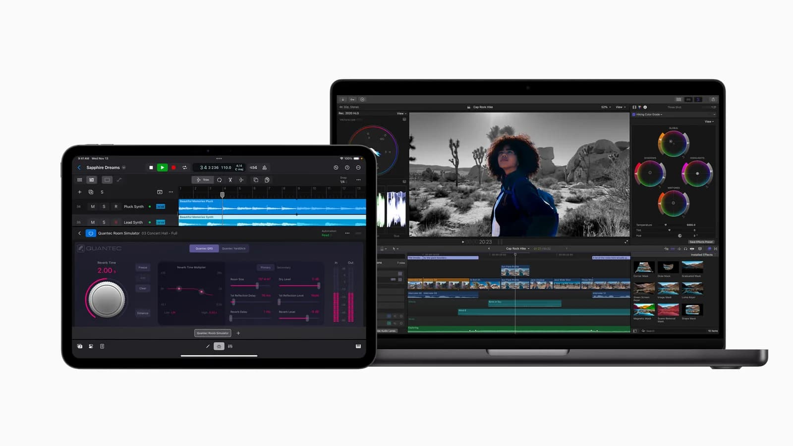 Final Cut Pro 11 на Mac — официальное изображение Apple 2024 года