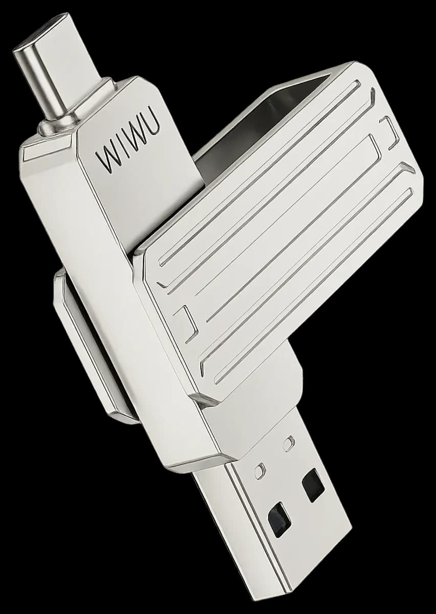 Флешка накопитель Wiwu Flash Drive 3in1 FD001 USB | USB-С | Lightning